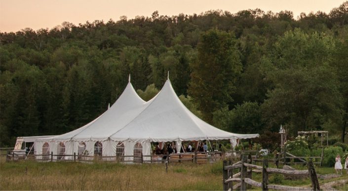 Wedding Tent at Farm