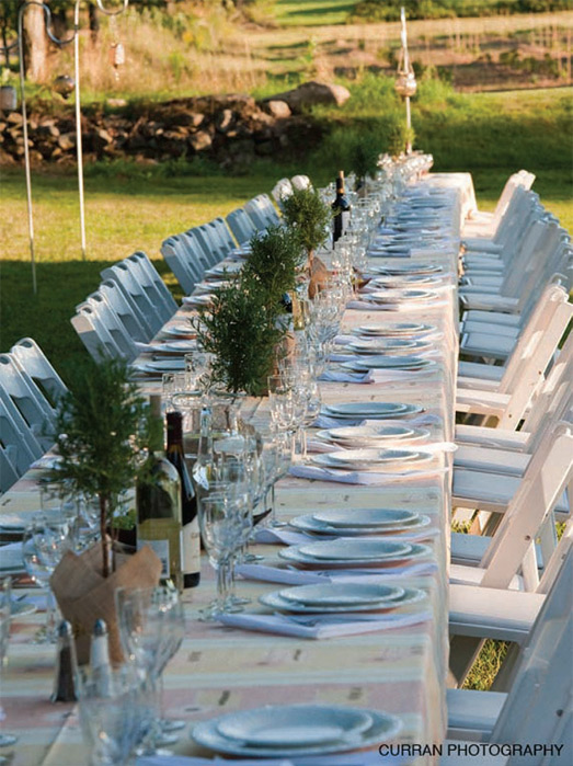 Long Wedding Table