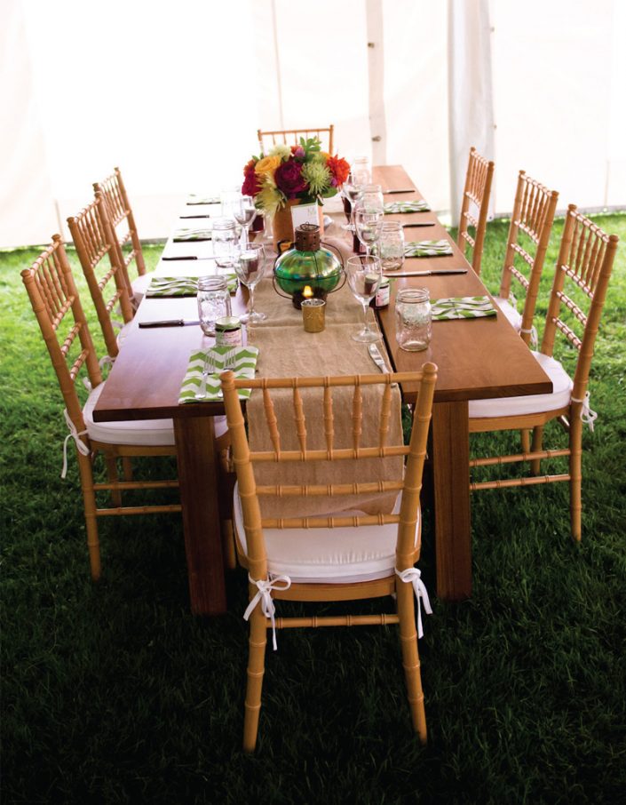 Wooden Table and Chairs