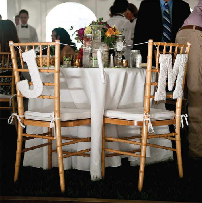 Bride and Groom Chairs